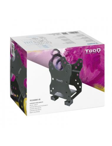 Tooq soporte met疝ico para mini pc negro