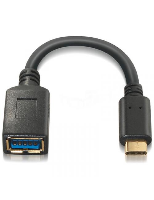 Nanocable cable usb 3.1 gen1 3a, usb-c/m-a/f, 15cm