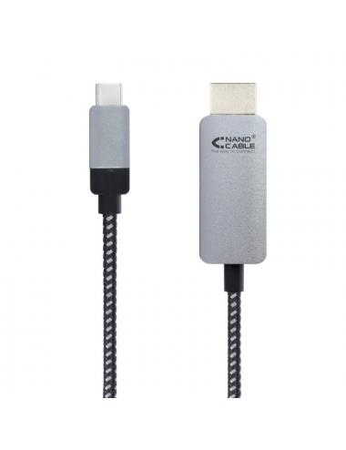 Nanocable cable conversor usb-c/m a hdmi/m 3 m