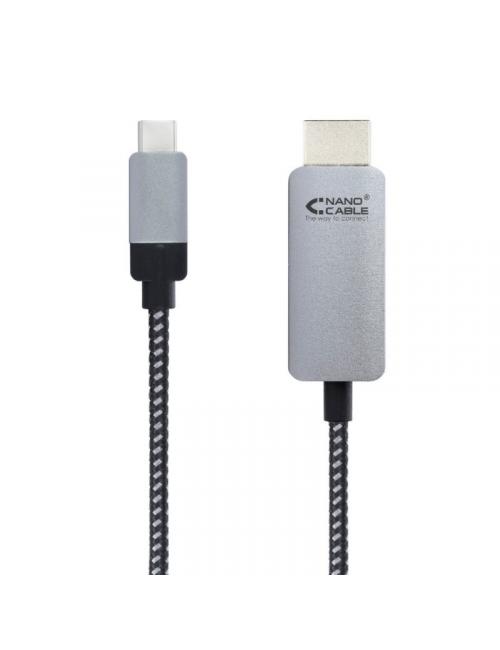 Nanocable cable conversor usb-c/m a hdmi/m 3 m