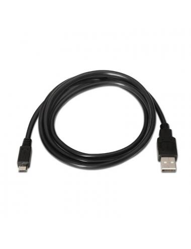 Aisens cable usb 2.0 tipo a/m-micro b/m negro 1.8m