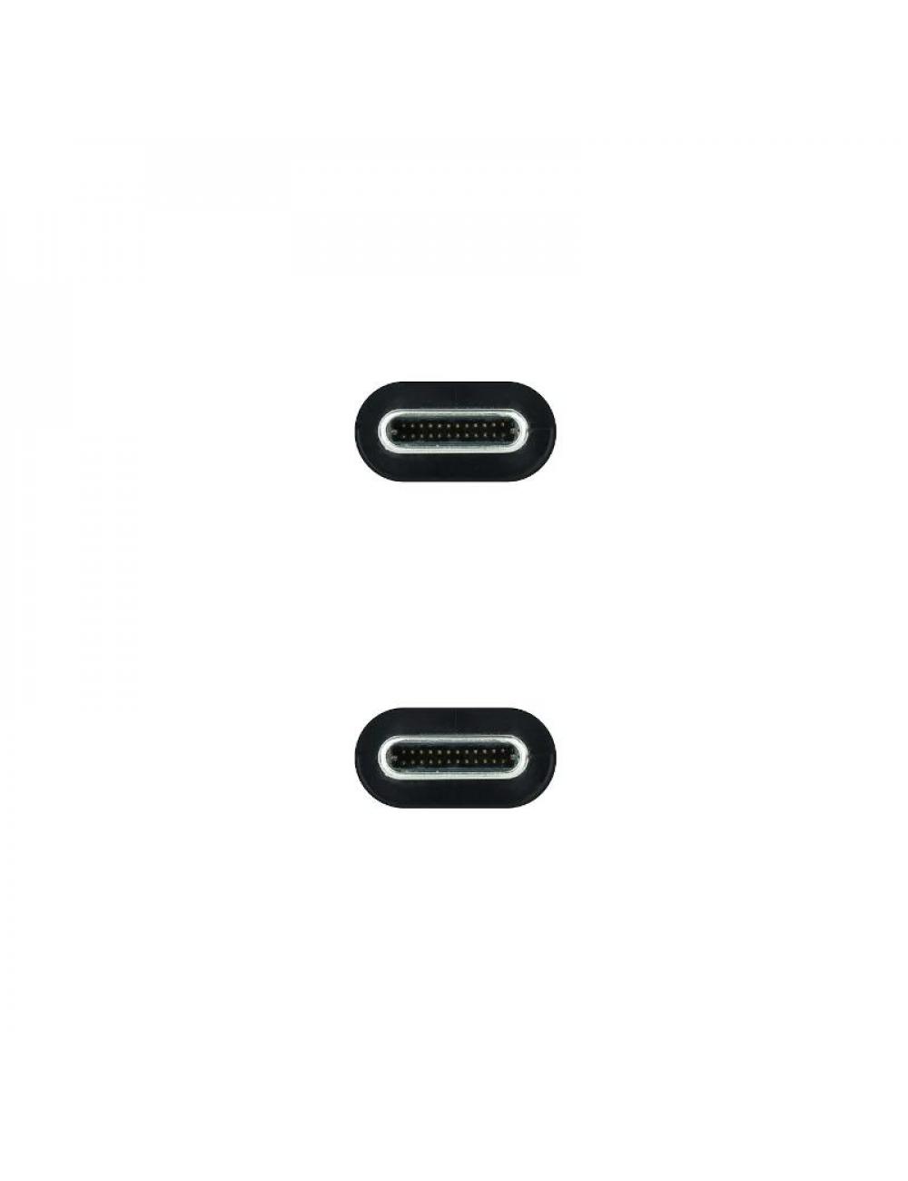 Nanocable cable usb 3.1gen2 5a usb-c/m-usb-c/m 2 m