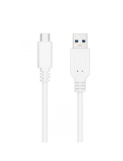 Nanocable cable usb 3.1 gen2 usb-c/a 0,5 m blanco