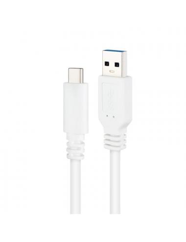 Nanocable cable usb 3.1 gen2 usb-c/a 0,5 m blanco