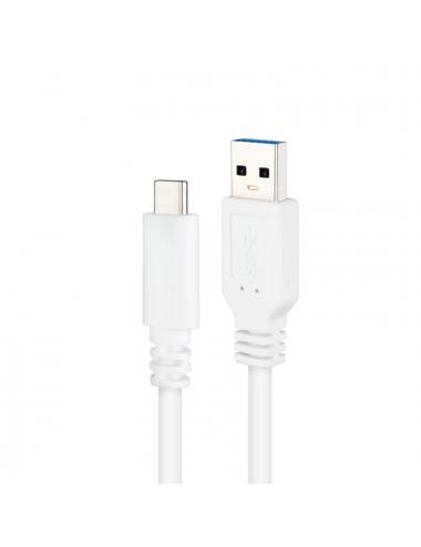 Nanocable cable usb 3.1 gen2 usb-c/a 1 m blanco