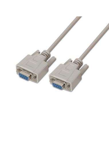Aisens cable serie null modem db9/h-db9/h 1.8m