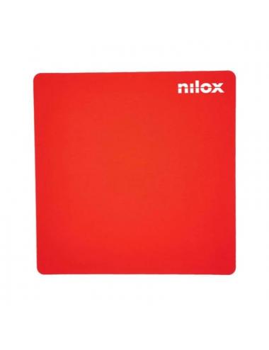 Nilox alfombrilla base antidesliz roja