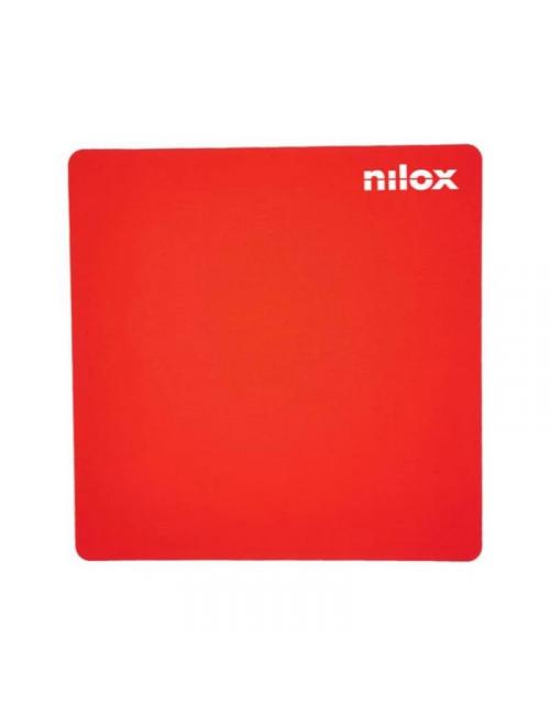 Nilox alfombrilla base antidesliz roja