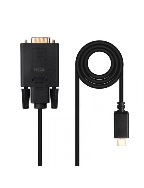 Nanocable cable conversor usb-c/m a vga/m 1,8 m