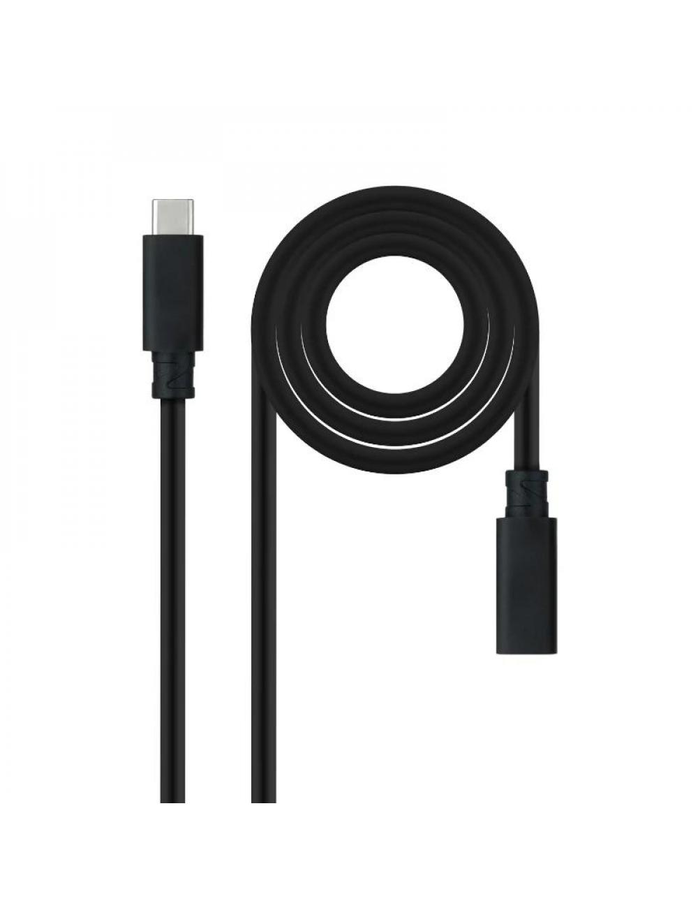 Nanocable cable usb 3.2 gen2x2 100w c/m-h 0,5 m