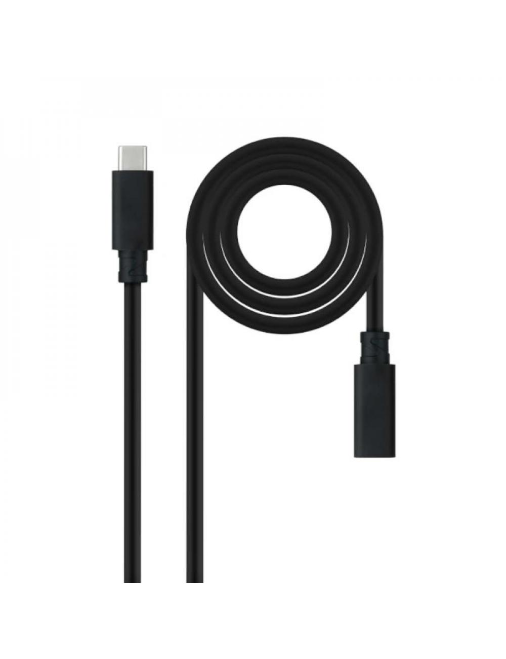 Nanocable cable usb 3.2 gen2x2 100w c/m-h 2 m