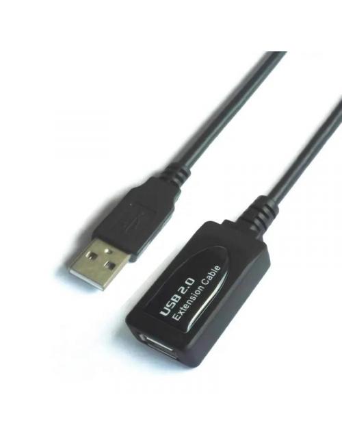 Aisens cable usb 2.0 prolongadora/m-a/h, negro, 5m