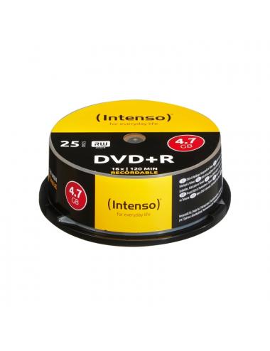 Intenso dvd+r 4.7gb 16x tarrina 25uds