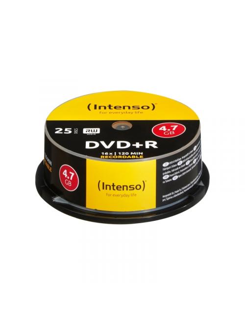 Intenso dvd+r 4.7gb 16x tarrina 25uds