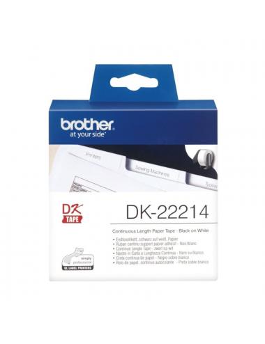 Brother cinta dk22214 papel t駻mico continuo 12mm