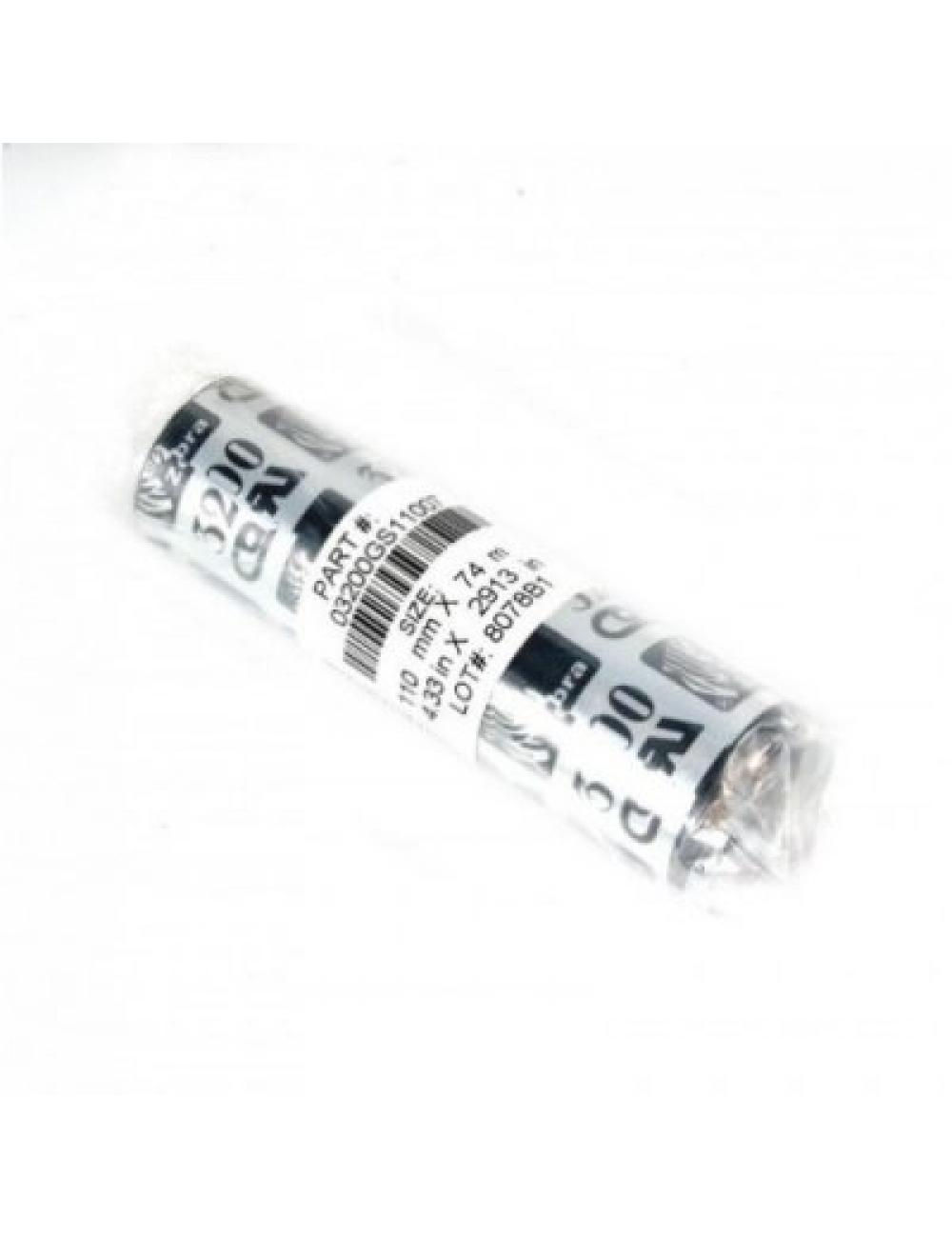 Zebra cinta cera 2300 110mm 74 metros 12 uds