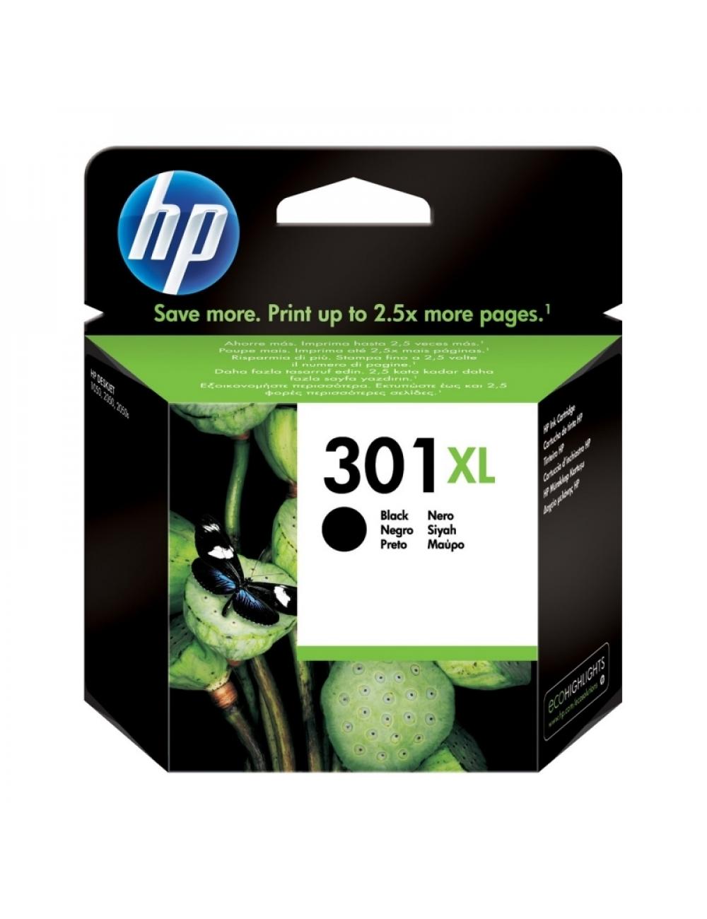 Hp cartucho 301xl negro