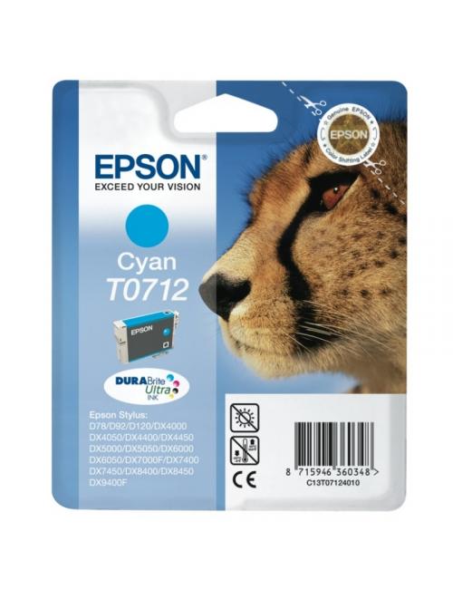 Epson cartucho t0712 cyan