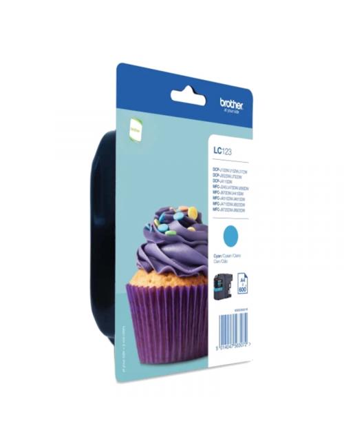 Brother cartucho lc123cbp cian blister