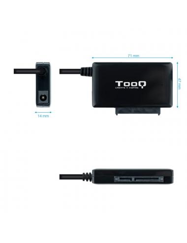 Tooq adaptador usb 3.0 para discos 2,5"/3,5"