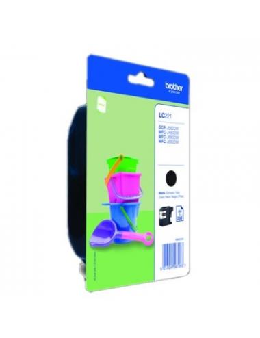 Brother cartucho lc221bkb negro