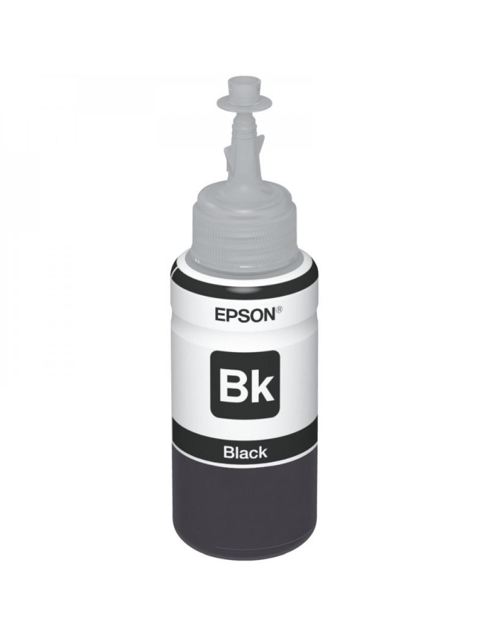 Epson botella tinta ecotank t6641 negro