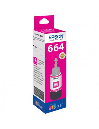 Epson botella tinta ecotank t6641 magenta