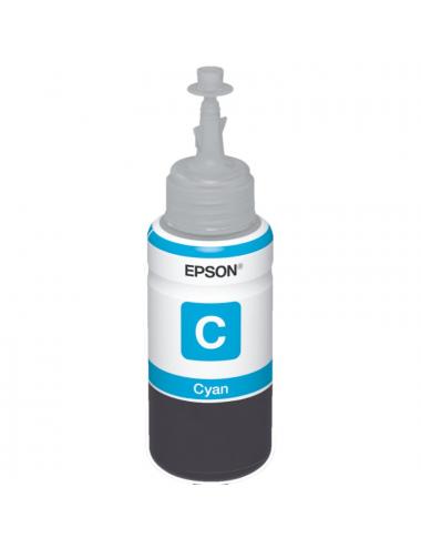 Epson botella tinta ecotank t6641 cyan