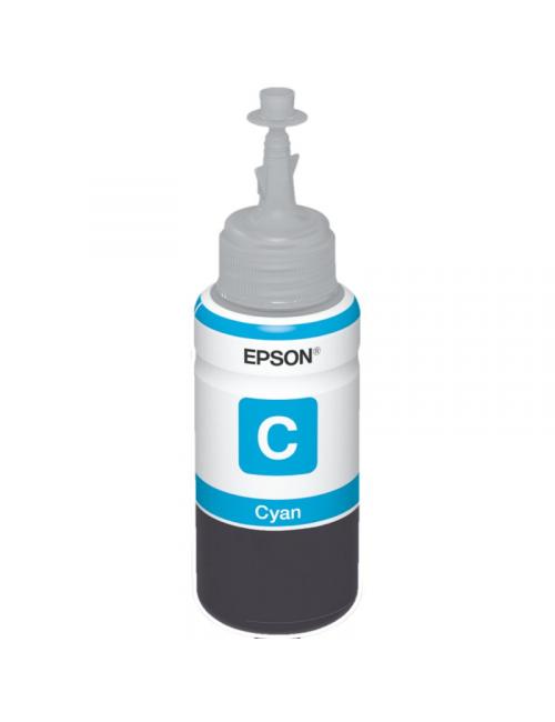 Epson botella tinta ecotank t6641 cyan