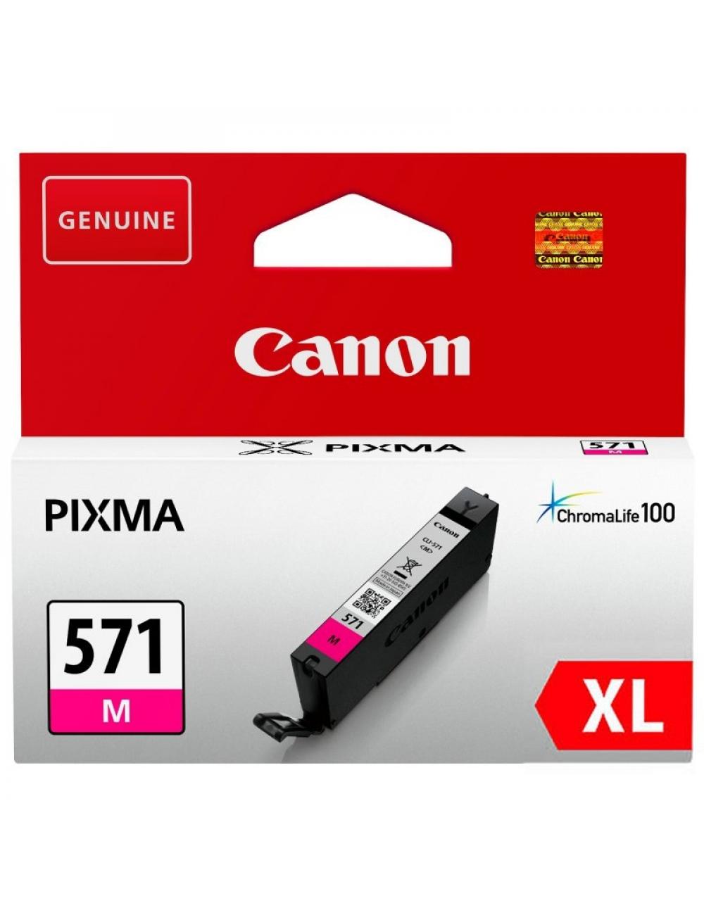 Canon cartucho cli-571mg xl magenta