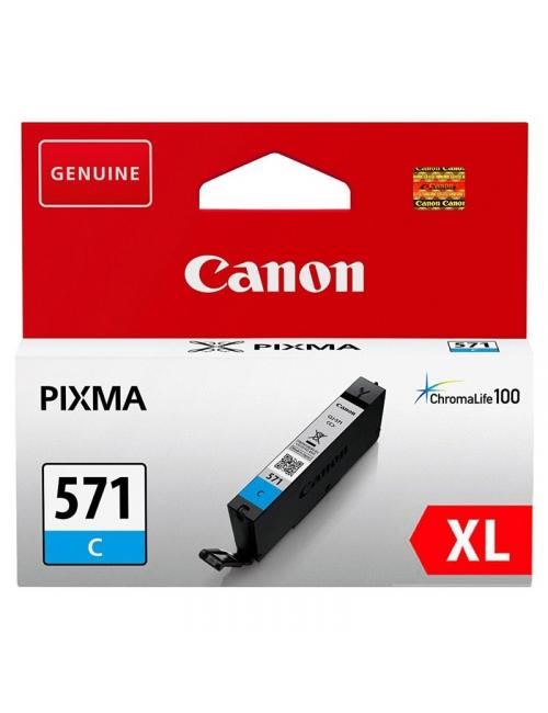 Canon cartucho cli-571cy xl cian