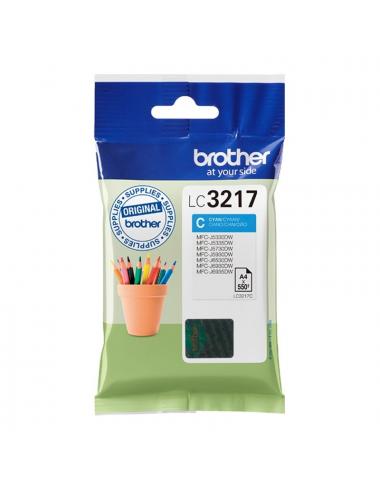 Brother cartucho lc3217c cyan