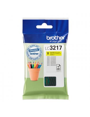 Brother cartucho lc3217y amarillo