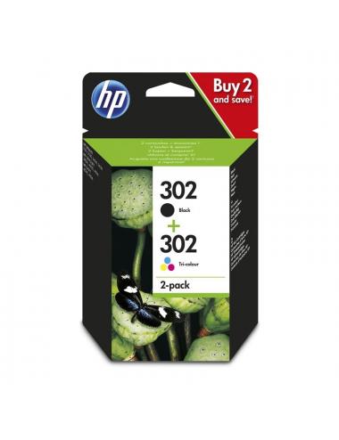 Hp cartucho multipack 302 negro+ color
