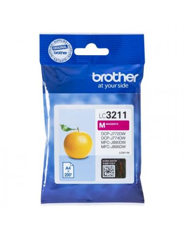 Brother cartucho lc3211m magenta