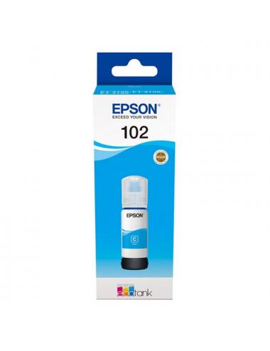 Epson botella tinta ecotank 102 cyan
