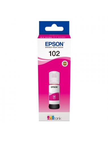 Epson botella tinta ecotank 102 magenta