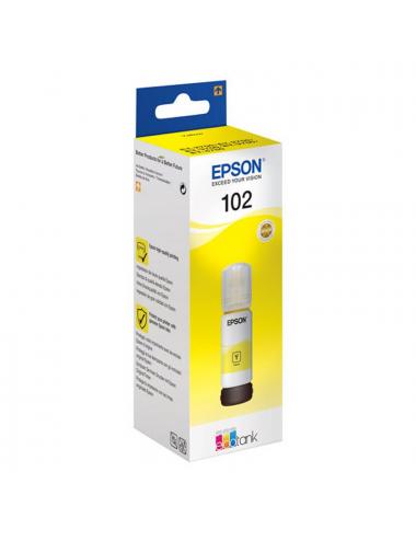 Epson botella tinta ecotank 102 amarillo