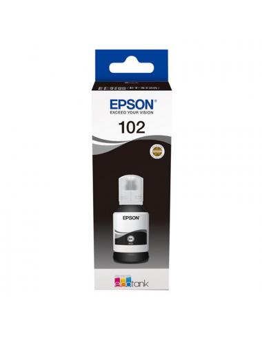 Epson botella tinta ecotank 102 negro