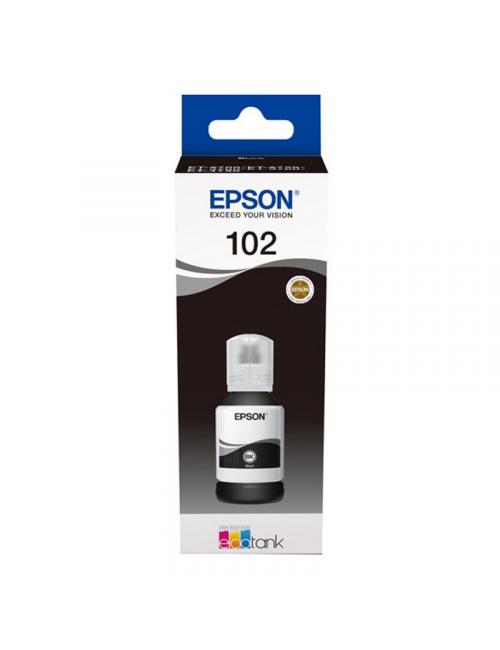 Epson botella tinta ecotank 102 negro