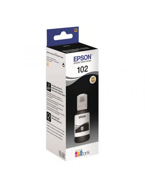 Epson botella tinta ecotank 102 negro