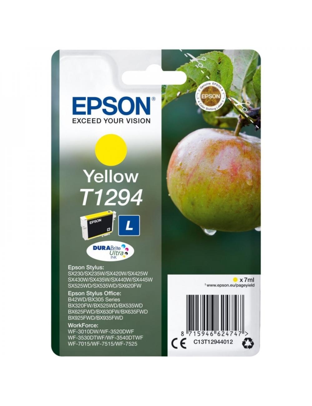 Epson cartucho t1294 amarillo