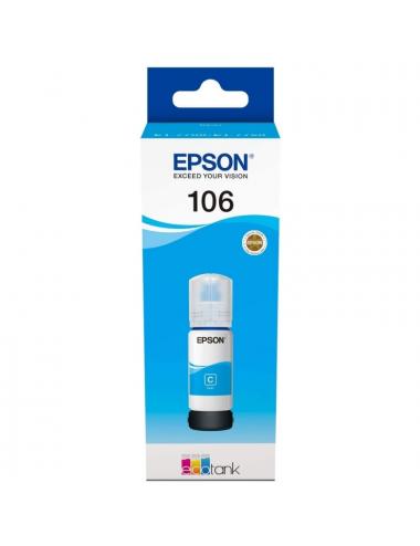 Epson botella tinta ecotank 106 cyan