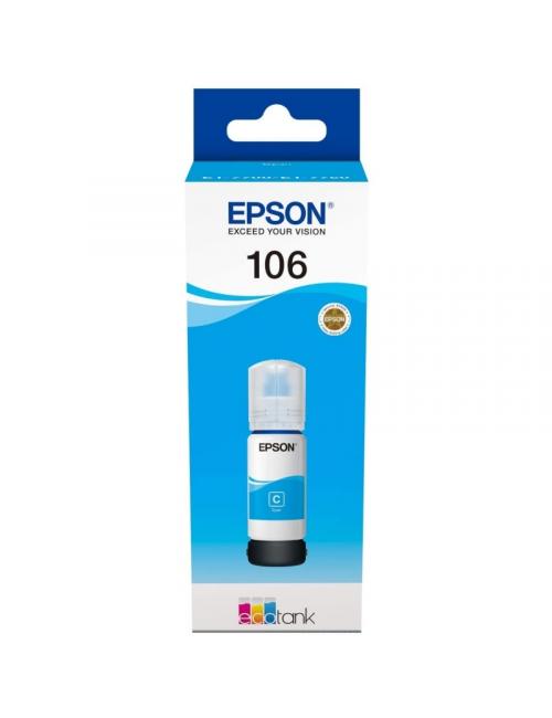 Epson botella tinta ecotank 106 cyan