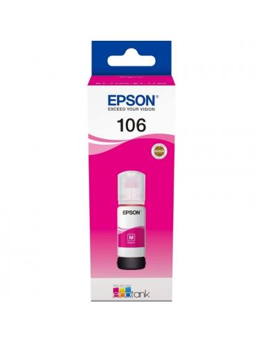 Epson botella tinta ecotank 106 magenta