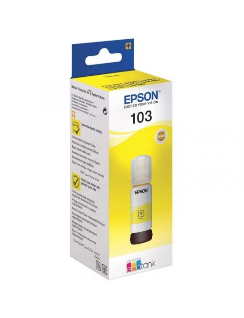 Epson botella tinta ecotank 103 amarillo