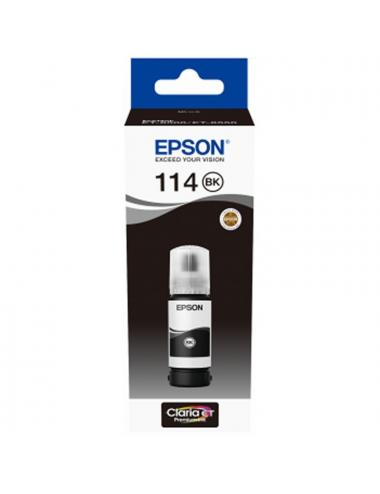 Epson botella tinta ecotank 114 negro