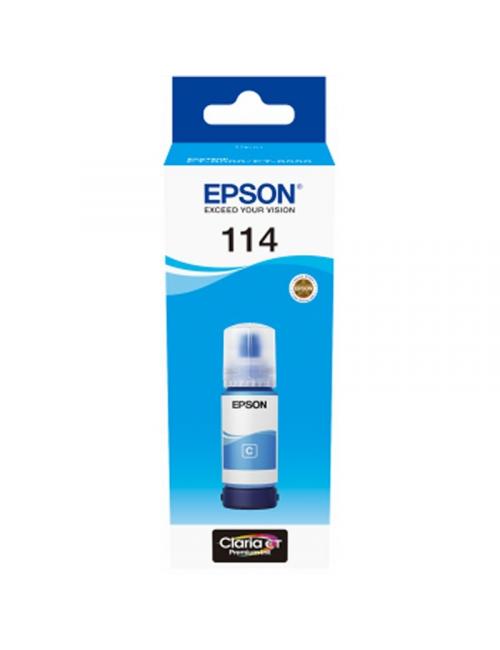 Epson botella tinta ecotank 114 cyan
