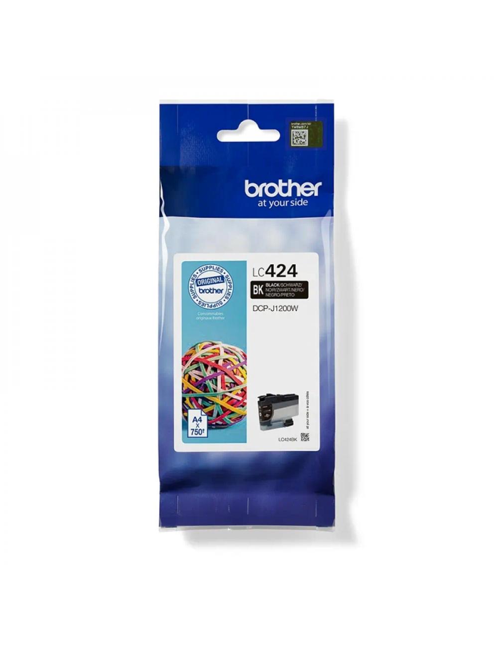 Brother cartucho lc424bk negro