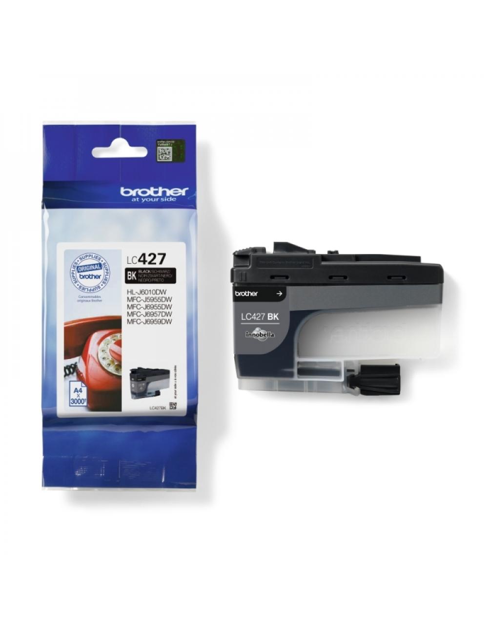 Brother cartucho lc427bk negro